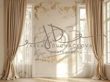 Fotopozadí - Stěna s okny 3