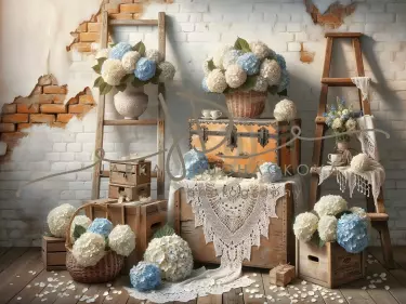 JD PHOTOGRAPHY  Fotopozadí - HORTENZIE 16