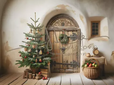 JD PHOTOGRAPHY  Fotopozadí - CHRISMAS VINTAGE 361