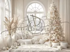 Fotopozadí - Bílá scéna zimní 32
