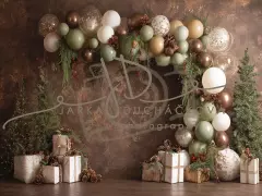 Fotopozadí - CHRISTMAS GARLAND 32