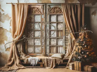 JD PHOTOGRAPHY  Fotopozadí - CHRISMAS BOHO 4