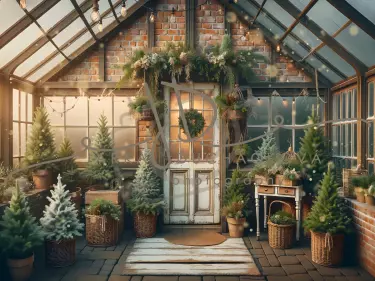 JD PHOTOGRAPHY  Fotopozadí - CHRISMAS VINTAGE 436