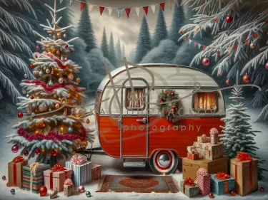 JD PHOTOGRAPHY  Fotopozadí - Christmassy PAINTED 23