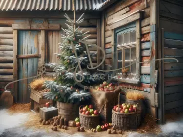 JD PHOTOGRAPHY  Fotopozadí - COUNTRY CHRISTMAS 7