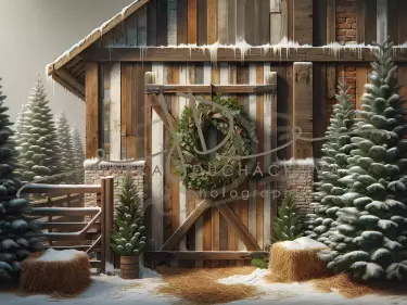 JD PHOTOGRAPHY  Fotopozadí - COUNTRY CHRISTMAS 20