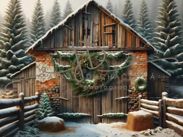 JD PHOTOGRAPHY  Fotopozadí - COUNTRY CHRISTMAS 27