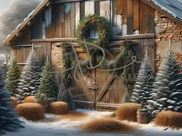 JD PHOTOGRAPHY  Fotopozadí - COUNTRY CHRISTMAS 31