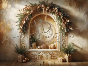 JD PHOTOGRAPHY  Fotopozadí - GOLDEN CHRISTMAS 6