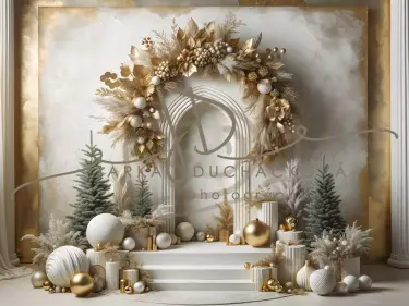 JD PHOTOGRAPHY  Fotopozadí - GOLDEN CHRISTMAS 87