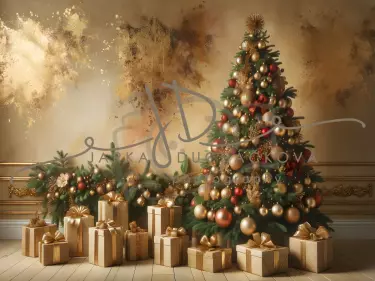 JD PHOTOGRAPHY  Fotopozadí - Christmas tree 14