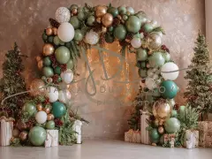 Fotopozadí - CHRISTMAS GARLAND 37