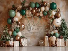 Fotopozadí - CHRISTMAS GARLAND 39