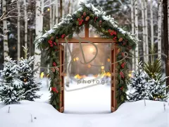 Fotopozadí - Brána v lese 4