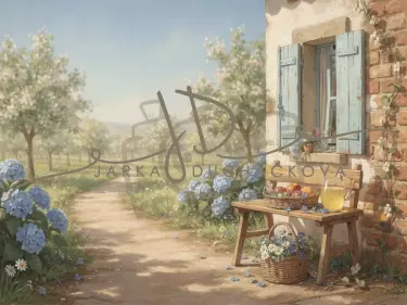 Domek s hortenziemi 4