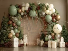 Fotopozadí - CHRISTMAS GARLAND 41