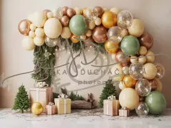 Fotopozadí - CHRISTMAS GARLAND 5