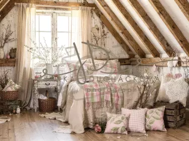 Fotopozadí - Jarní  pokoj v chalupě 5