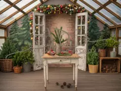 Fotopozadí - CHRISTMAS VINTAGE 526