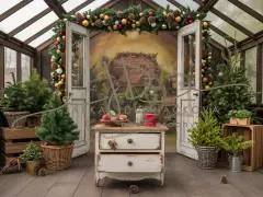 Fotopozadí - CHRISTMAS VINTAGE 536