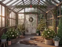 Fotopozadí - CHRISTMAS VINTAGE 544