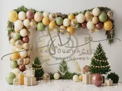 Fotopozadí - CHRISTMAS GARLAND 6