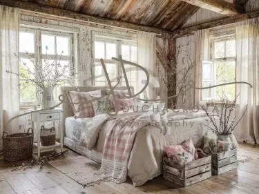 Fotopozadí - Jarní  pokoj v chalupě 6