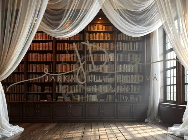 Fotopozadí - Knihovna 6