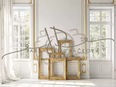 Fotopozadí - Stěna se zlatem 6