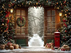 Fotopozadí - Vánoční se schránkou 6