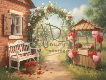 Zahrada s růžemi 6