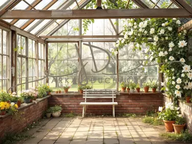 Fotopozadí - Jarní skleník 7