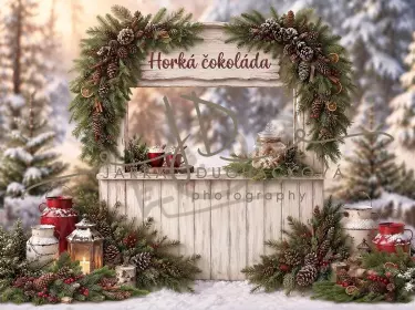 Vánoční zimní stánek 8