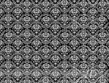 JD PHOTOGRAPHY  Fotopozadí - DAMAŠEK - černý s bílým vzorem