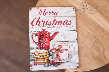 Tabulka dřevěná vánoční