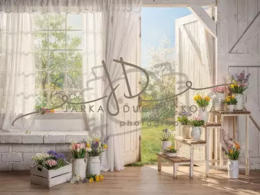 Jarní květinová scéna 1