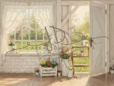 Jarní květinová scéna 2