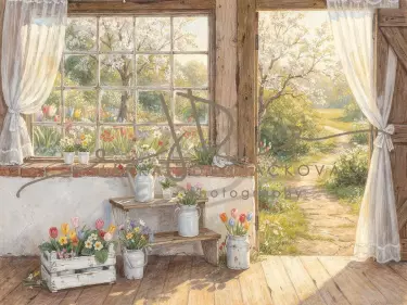 Jarní květinová scéna 35