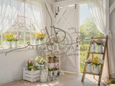 Jarní květinová scéna 4