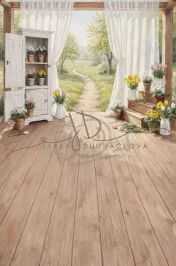 Jarní scéna s květinami SPOJENÁ 10