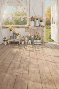 Jarní scéna s květinami SPOJENÁ 3