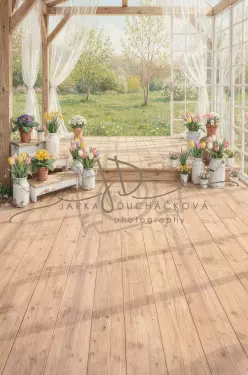 Jarní scéna s květinami SPOJENÁ 5