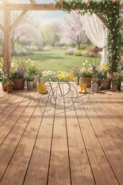 Jarní scéna s květinami SPOJENÁ 8