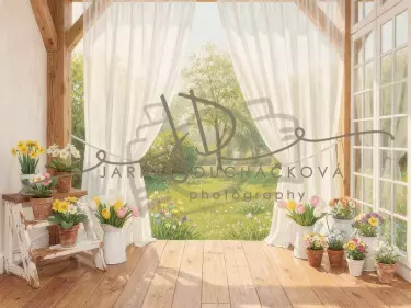 Jarní terasa květinová 23