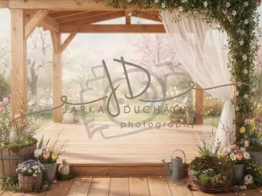 Jarní terasa květinová 24