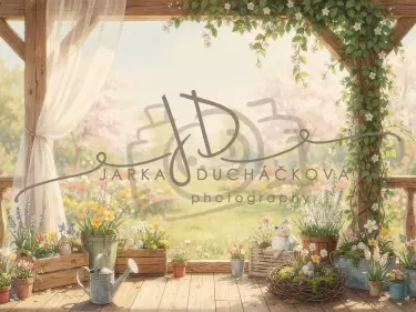 Jarní terasa květinová 26