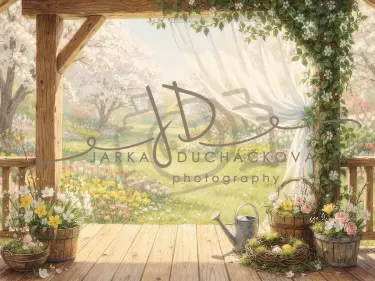 Jarní terasa květinová 28