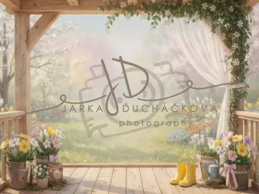 Jarní terasa květinová 30