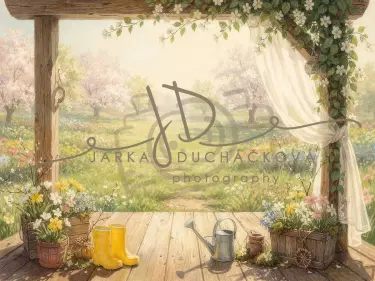 Jarní terasa květinová 31