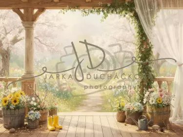 Jarní terasa květinová 34